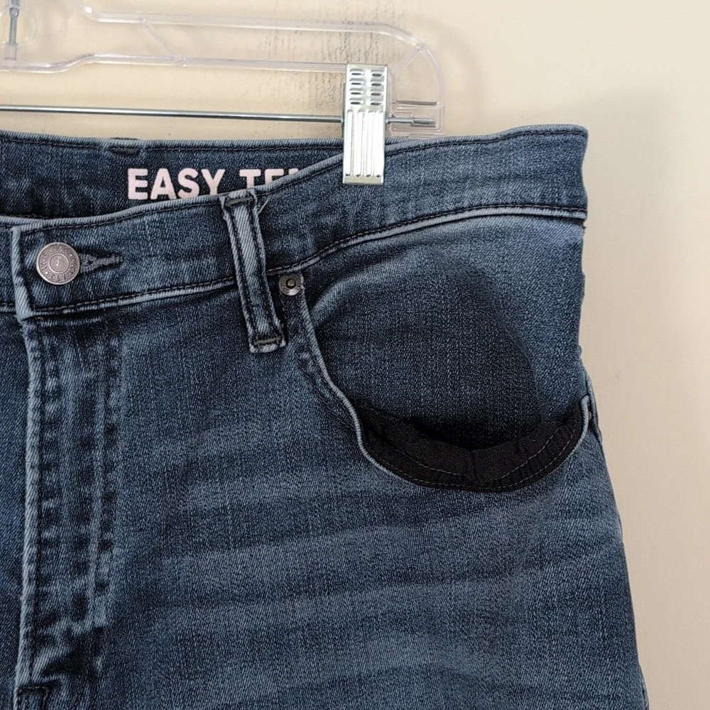 Gap Jeans Men's 36 Easy Temp Straight Relaxed Mid-rise‎ Stretch Blue
